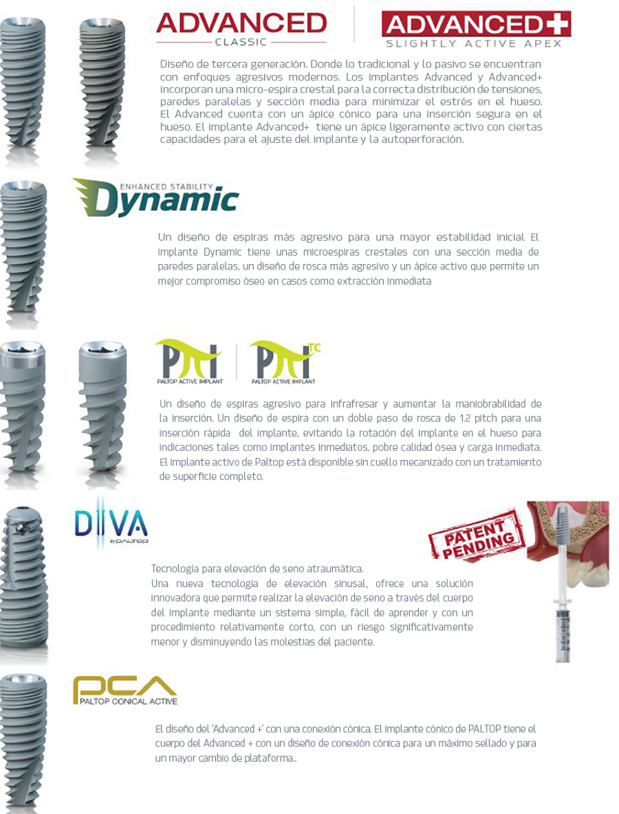 lineas implantes